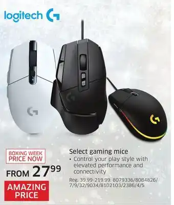 The Source Logitech select gaming mice offer
