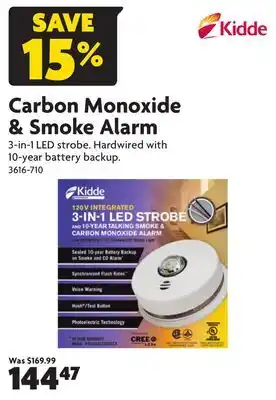 Home Hardware Carbon monoxide & smoke alarm offer