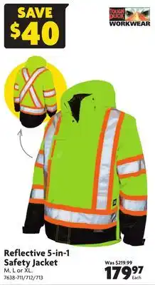 Home Hardware Reflective 5-in-1 safety jacket offer