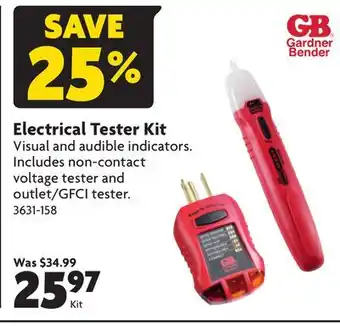 Home Hardware Electrical tester kit offer