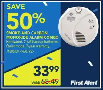 RONA First alert smoke and carbon monoxide alarm combo offer