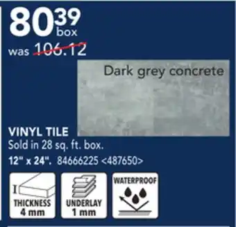 RONA Vinyl tile offer
