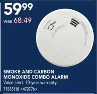 RONA Smoke and carbon monoxide combo alarm offer