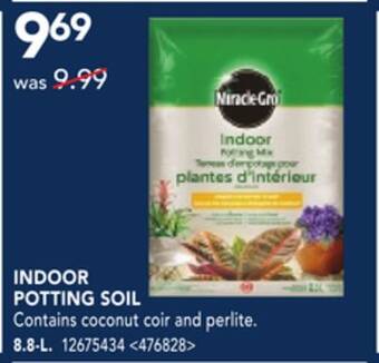RONA Miracle-gro indoor potting soil 8.8-l offer
