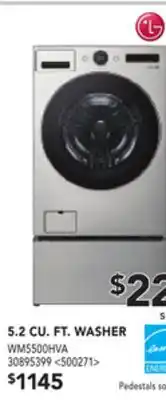 RONA Lg 5.2 cu. ft. washer offer