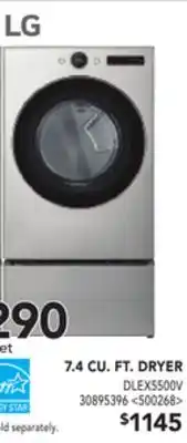 RONA Lg 7.4 cu. ft. dryer offer