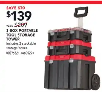 RONA Craftsman 3-box portable tool storage tower offer