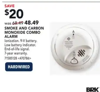 RONA Brk smoke and carbon monoxide combo alarm offer