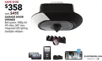 RONA Chamberlain garage door opener offer