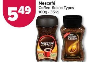 PharmaChoice Nescafé coffee offer