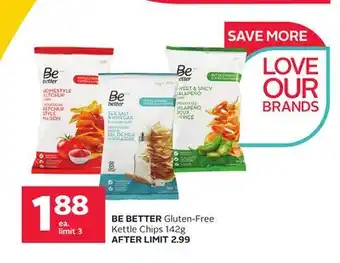 Rexall Be better gluten-free kettle chips offer