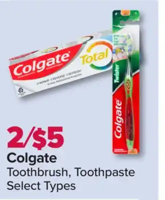 PharmaChoice Colgate toothbrush, toothpaste offer