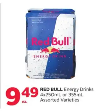 Rexall Red bull energy drinks offer