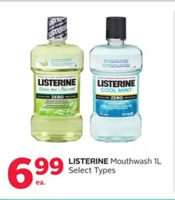 Rexall Listerine mouthwash offer