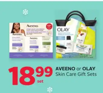 Rexall Aveeno or olay skin care gift sets offer