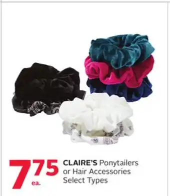 Rexall Claire's ponytailers or hair accessories offer