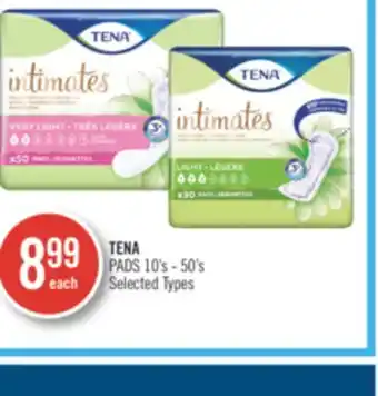 Shoppers Drug Mart Tena pads offer