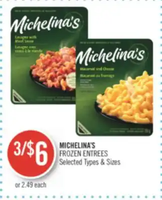 Shoppers Drug Mart Michelina's frozen entrees offer