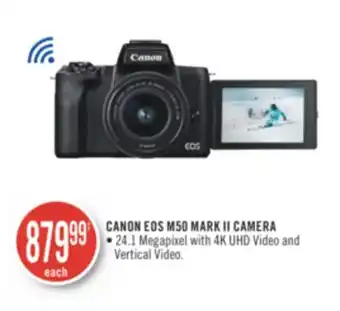 Shoppers Drug Mart Canon eos m50 mark ii camera offer