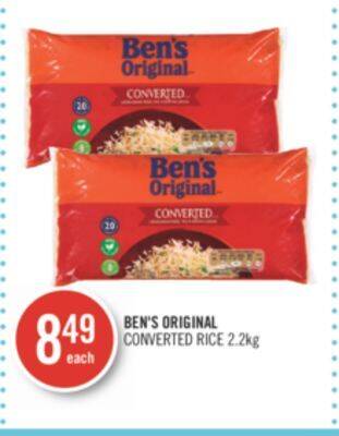 Shoppers Drug Mart Ben's original converted rice offer