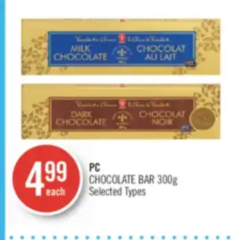 Shoppers Drug Mart Pc chocolate bar offer