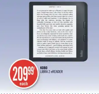 Shoppers Drug Mart Kobo libra 2 ereader offer