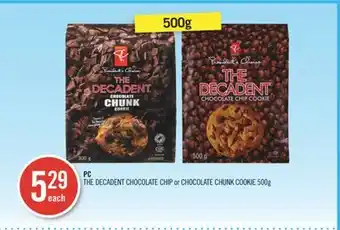 Shoppers Drug Mart Pc the decadent chocolate chip or chocolate chunk cookie offer