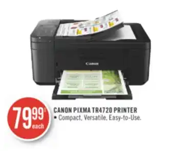 Shoppers Drug Mart Canon pixma tr4720 printer offer
