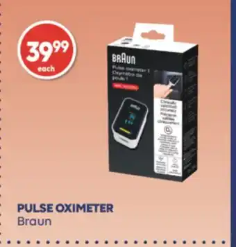 Shoppers Drug Mart Pulse oximeter braun offer