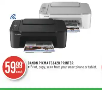 Shoppers Drug Mart Canon pixma ts3420 printer offer