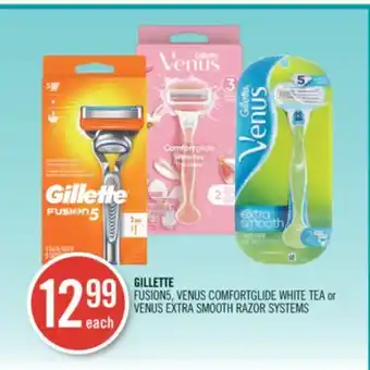 Shoppers Drug Mart Gillette fusion5, venus comfortglide white tea or venus extra smooth razor systems offer