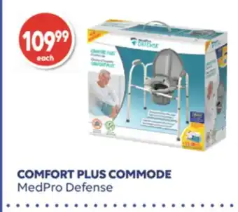 Wellwise by Shoppers Comfort plus commode medpro defense offer