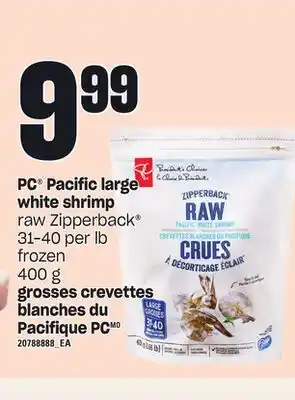 Independent City Market Pc pacific large white shrimp, 31-40 per lb, 400 g offer