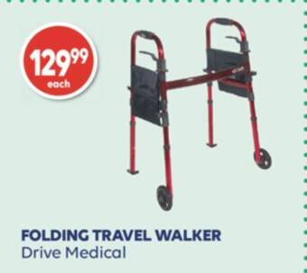 Wellwise by Shoppers Folding travel walker drive medical offer