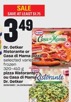 Independent City Market Dr. oetker ristorante or casa di mama pizza, 320-410 g offer