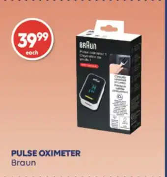 Wellwise by Shoppers Pulse oximeter braun offer
