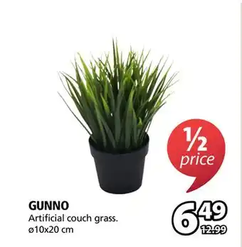 JYSK Gunno artificial couch grass offer