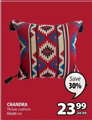 JYSK Chandra throw cushion offer