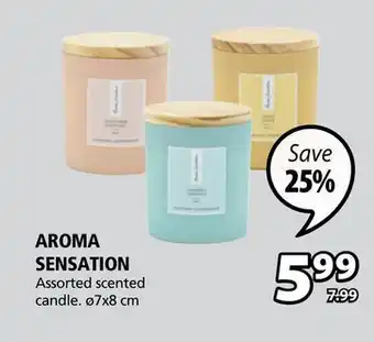 JYSK Aroma sensation assorted scented candle offer