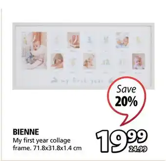 JYSK Bienne my first year collage frame offer