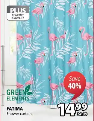JYSK Fatima shower curtain offer