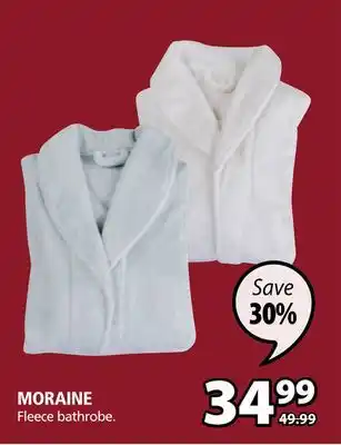 JYSK Moraine fleece bathrobe offer
