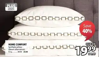 JYSK Home comfort synthetic pillow offer