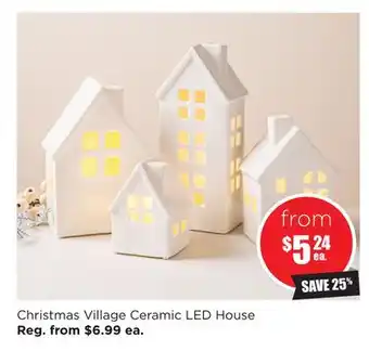 Kitchen Stuff Plus Christmas village ceramic led house offer