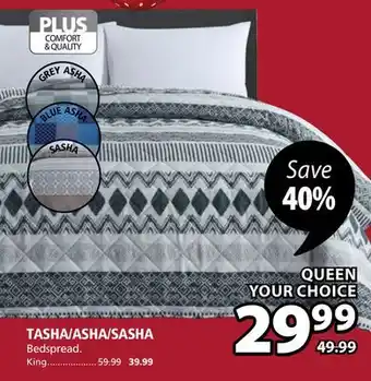 JYSK Tasha/asha/sasha bedspread offer