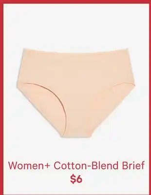 Joe Fresh Women + cotton-blend brief offer