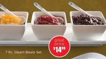 Kitchen Stuff Plus 7 pc. gleam bowls set offer