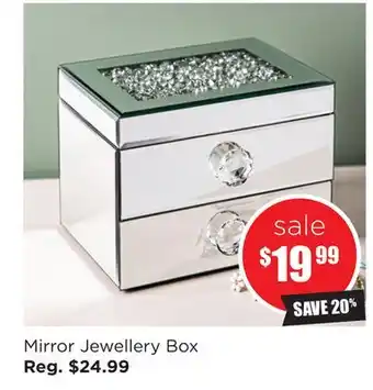 Kitchen Stuff Plus Mirror jewellery box offer