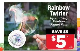 Showcase Rainbow twirler offer