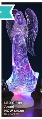 Showcase Led glitter angel offer